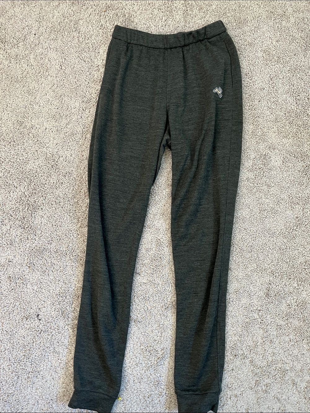 Tracksmith Merino Wool Blend Charcoal Jogger Running Track Pants Women’s XS